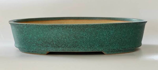 115. VENDU - Ovale turquoise 27,5x22,5,x6