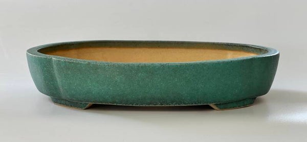 121. Ovale "Mokko" turquoise 24x19,5x4,5