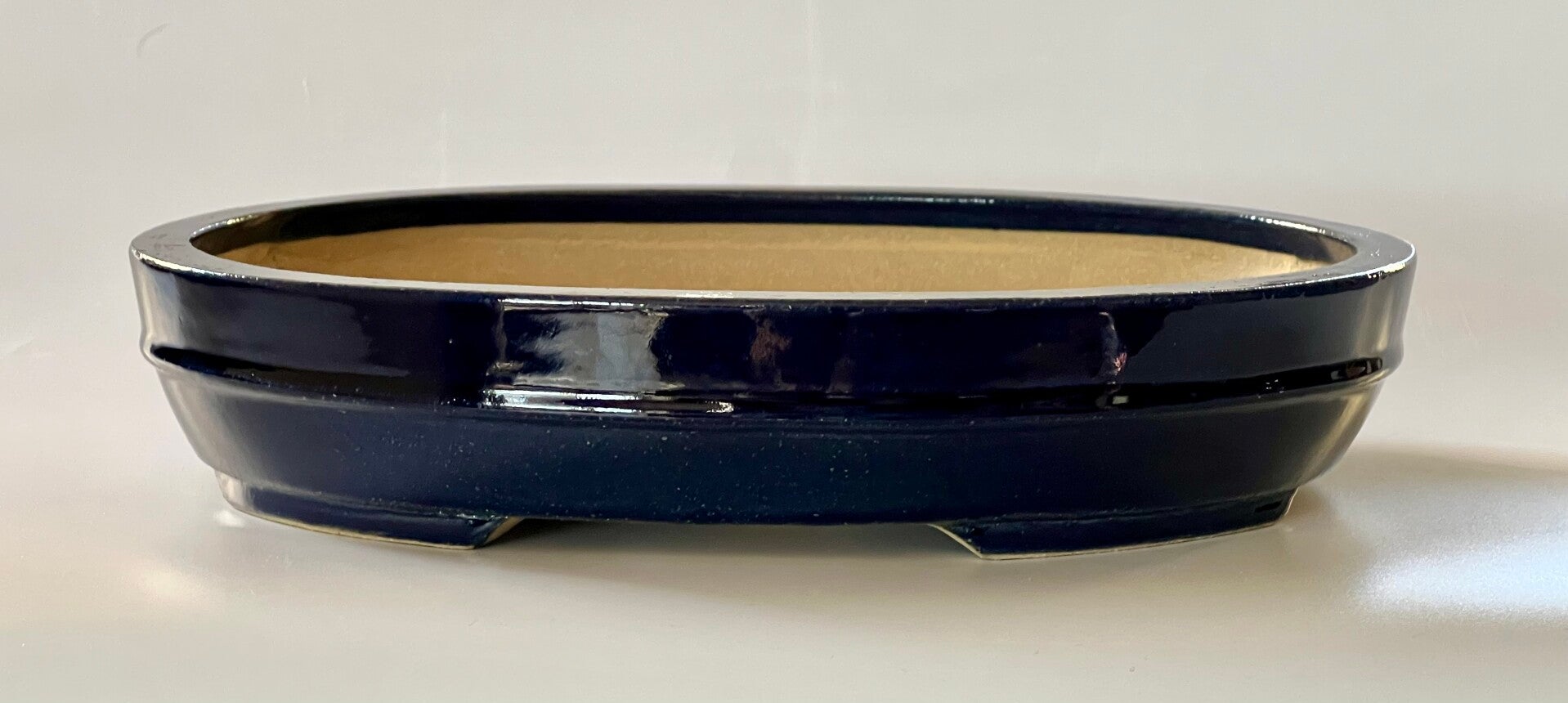 112. Ovale bleu 24,5x19,5x4,5