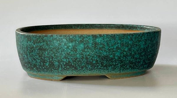 136. Ovale turquoise 16x13x4,5