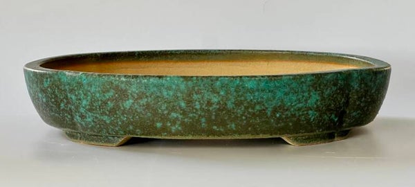 125. Ovale turquoise 24x19x4,5