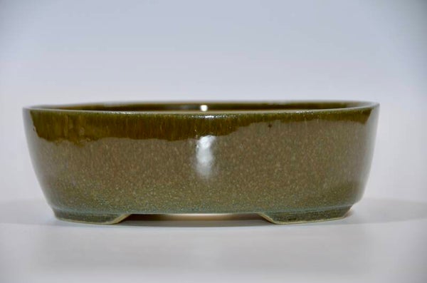 135. Ovale vert foncé 17,5x14,5x5,5