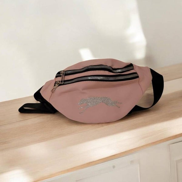 Edle und zugleich sehr praktische Crossbody-Bag in zartem rosa