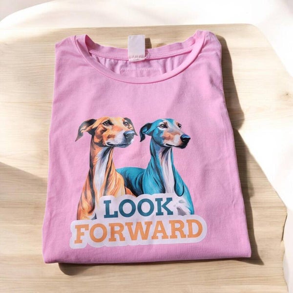 Trendiges Langarmshirt mit edlem Windhund-Design