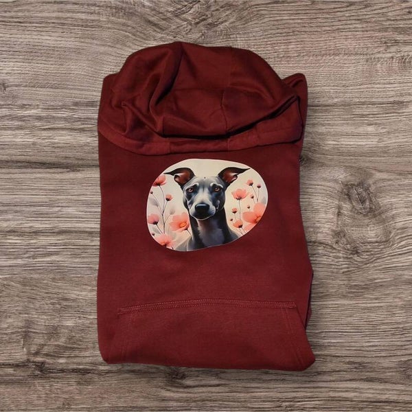 Kuscheliger Hoodie mit tollem Windhundmotiv