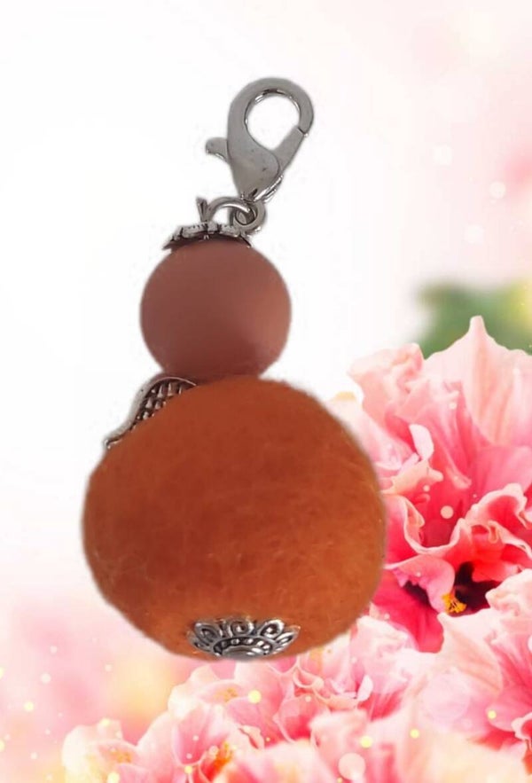 Filz Schutzengel orange