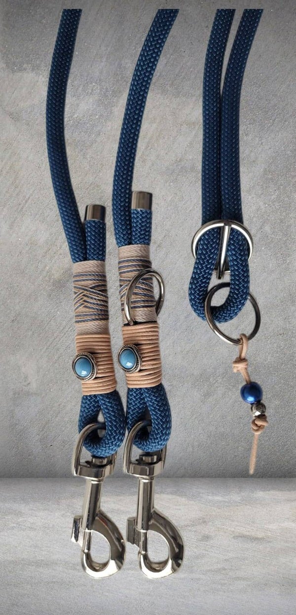 Tau-Leine Nylon Blau