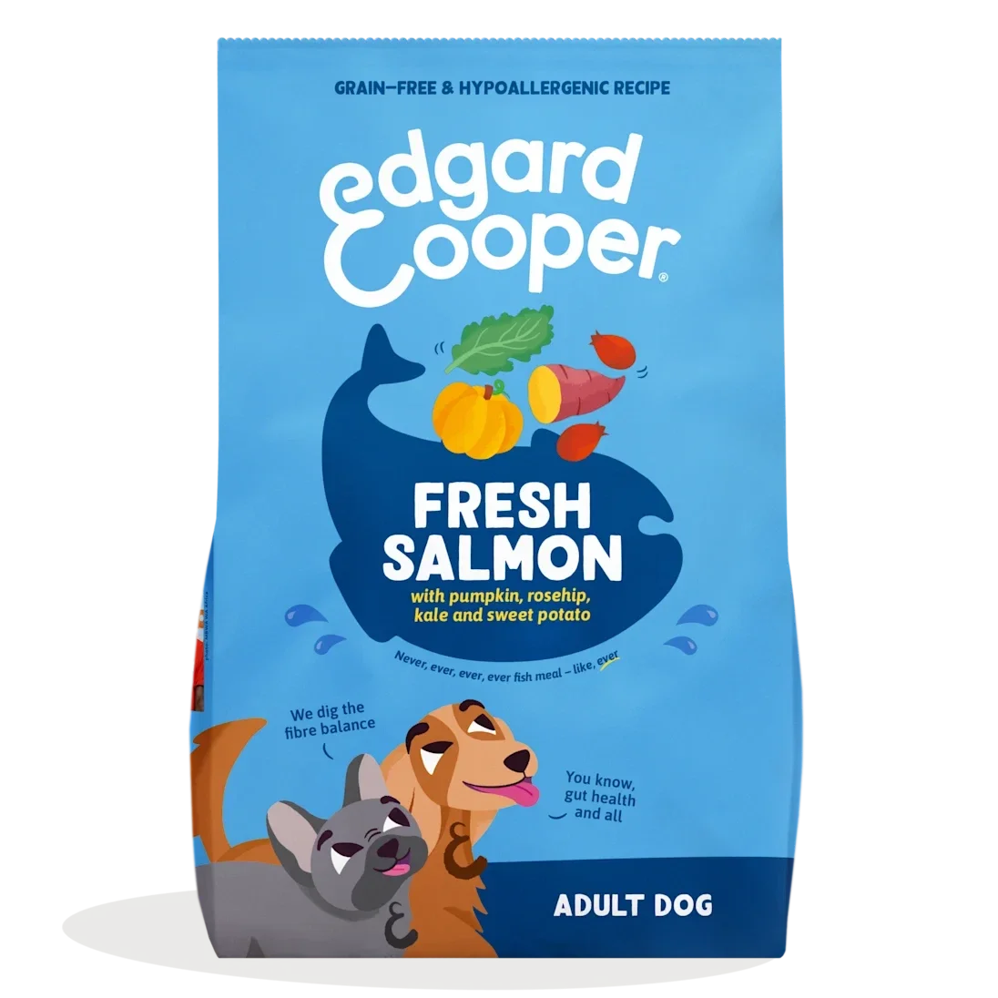 korrel hond adult zalm