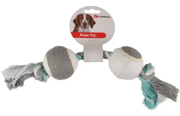 duo touw met tennisbal 40cm