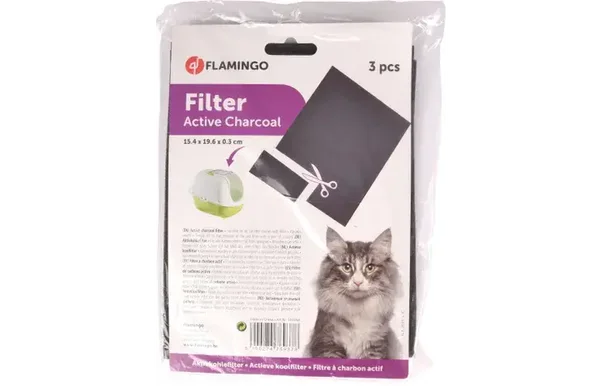 kattenbak filter zwart