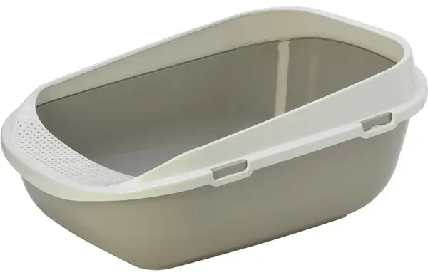 kattenbak grijs XL 48x65x29.5 cm