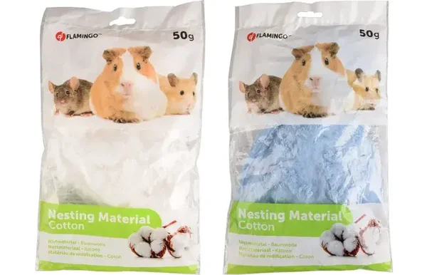 nestmateriaal knaagdieren 50gr meerkleurig