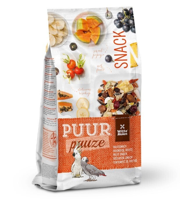 PUUR pauze Snack Muesli Papegaai Fruit