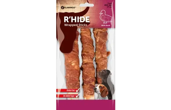 staf met eend 17cm-3st