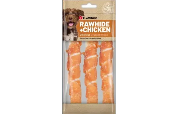 staaf met kip 17cm 3st