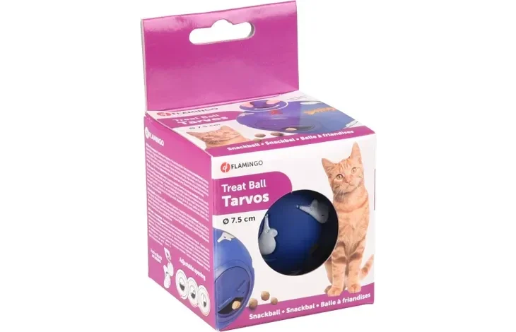 snackbal kat donkerblauw