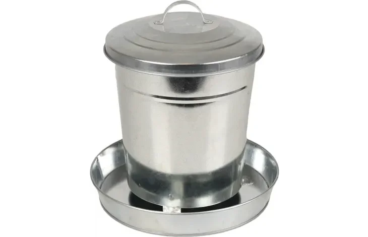 voederbak gegalvaniseerd 6L