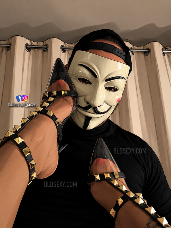 Masque Guy Fawkes Soumis - Masque Vert pâle - Anonymous V pour Vendetta