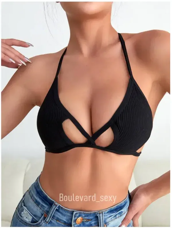 Crop Top Sexy Décolleté