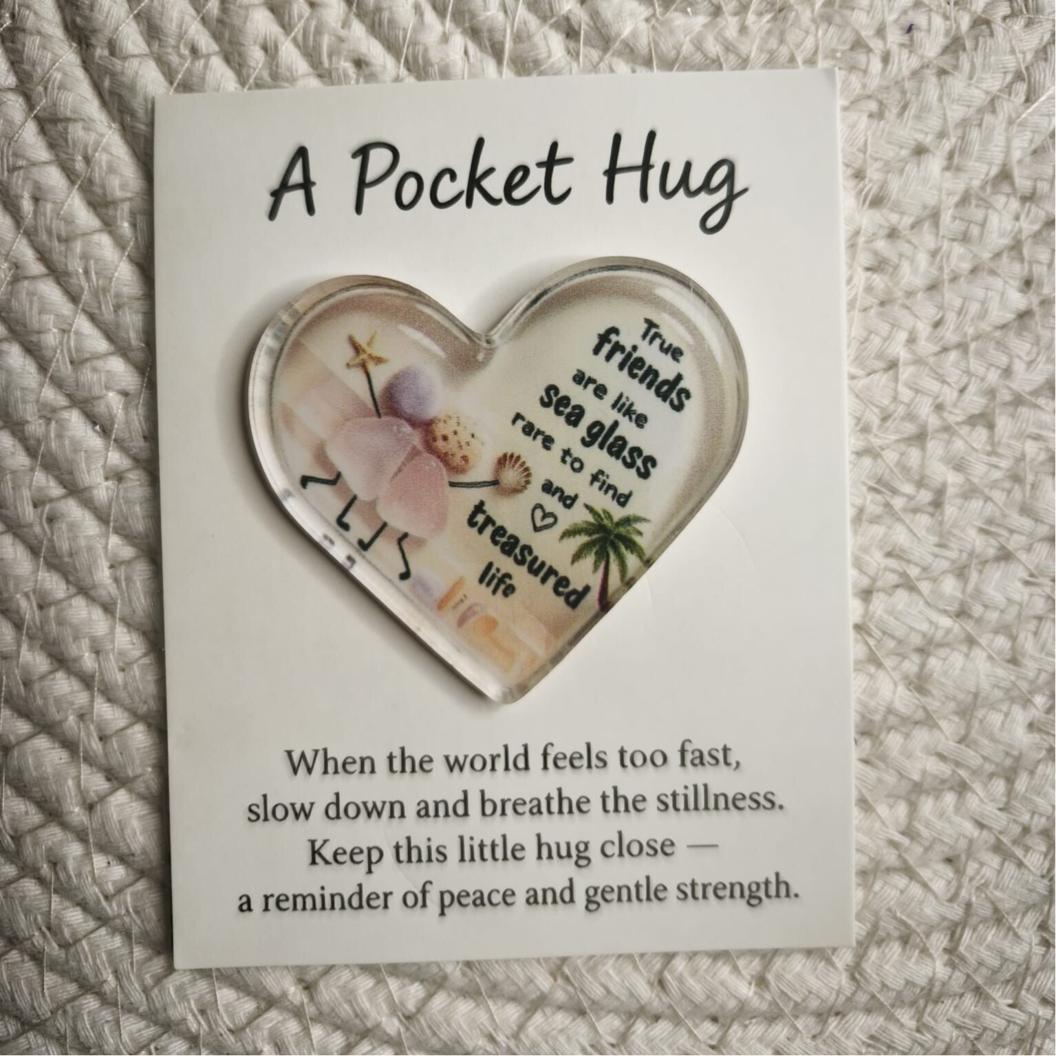 Pocket Hug Heart – Sea Glass Friends
