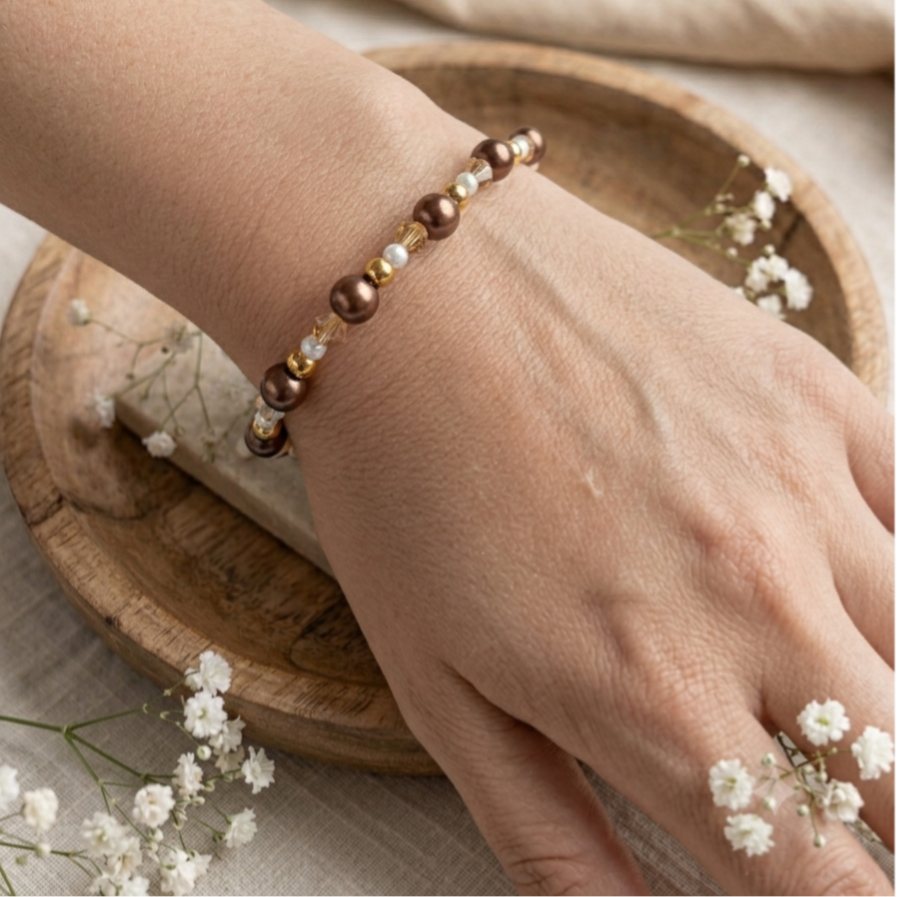 Iris Armband - Bronze Brown