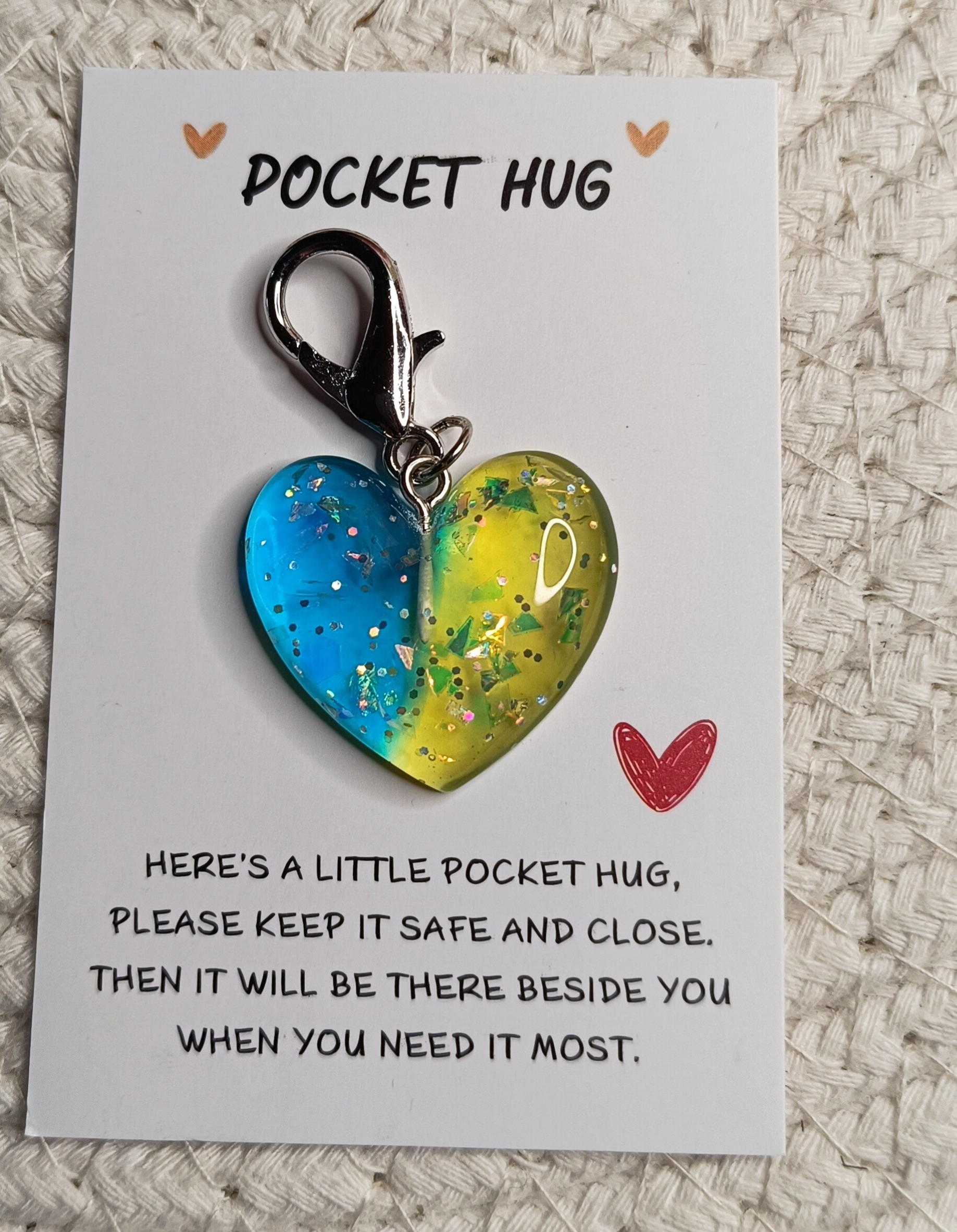 Pocket Hug groot hart