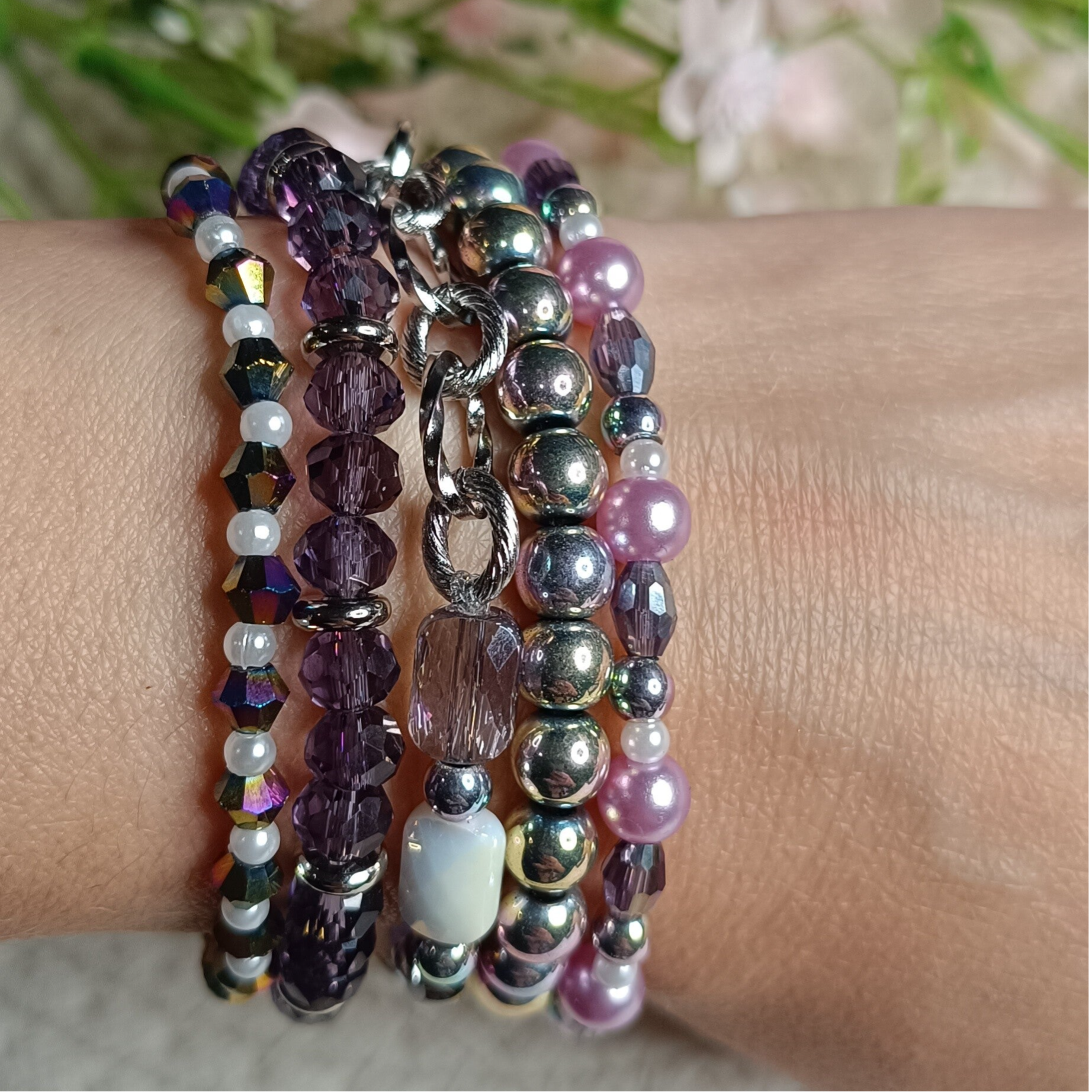 Mysterie Paarse Armbandset