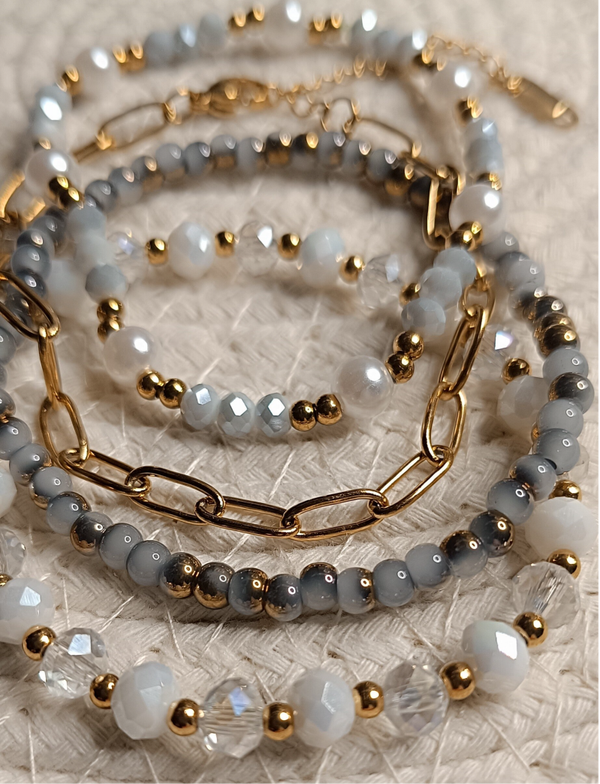 Chic Crystal Armbandeset