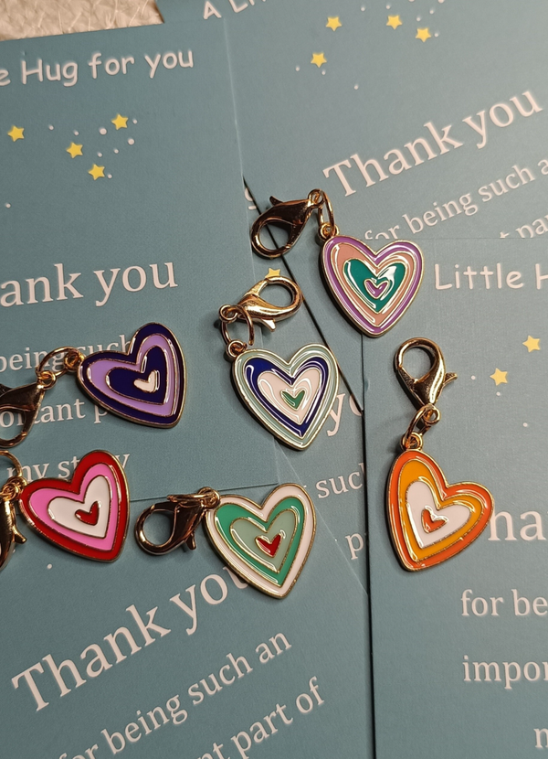 Pocket Hug hart swirl