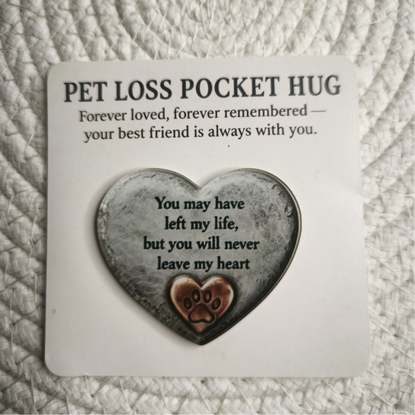 Pocket Hug Heart Pet Loss
