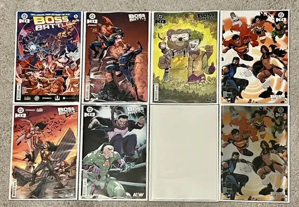 D.C. KO Boss Battle #1 (8-Cover Set)