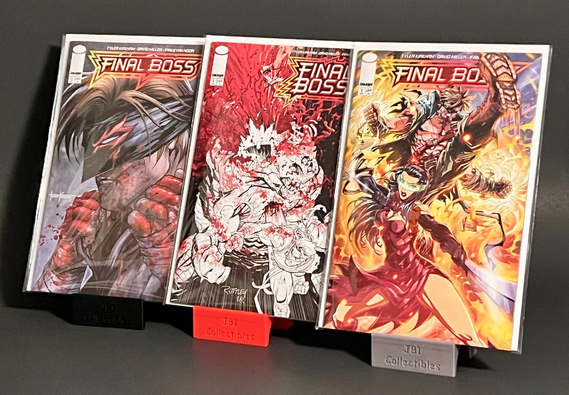 Final Boss # 1 (2025) Kirkham 3-cover lot (Covers A,B,C)