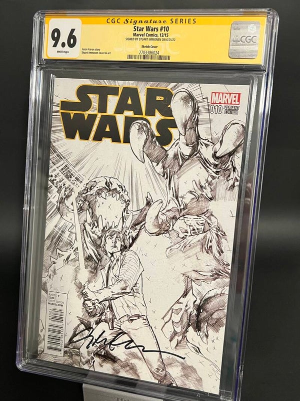 Star Wars #10 (2015) Sketch Cover Signed