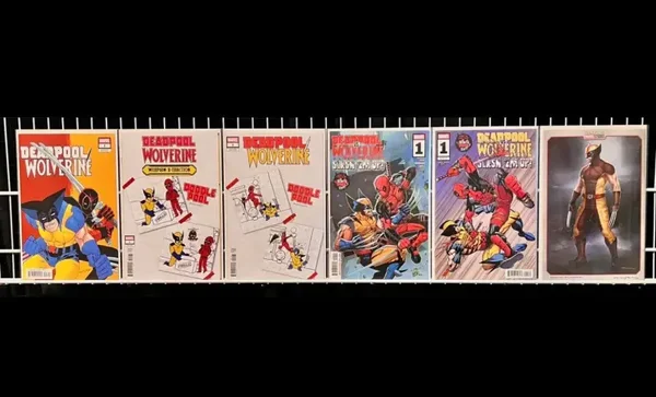 Deadpool Wolverine #1 (6 comic lot)