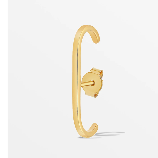 Gouden earcuff culet 18 kt goud