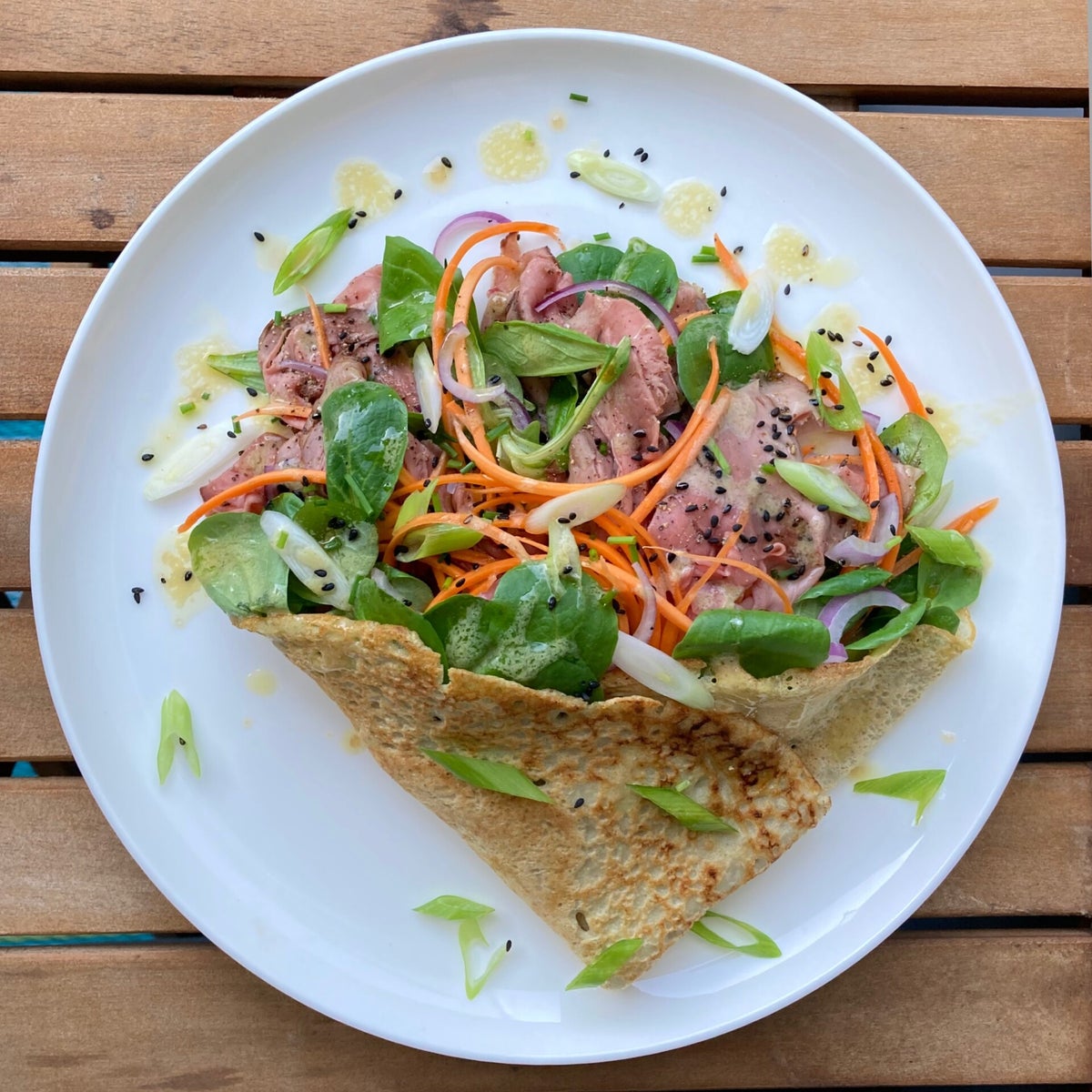 Wrapped up Roast beef