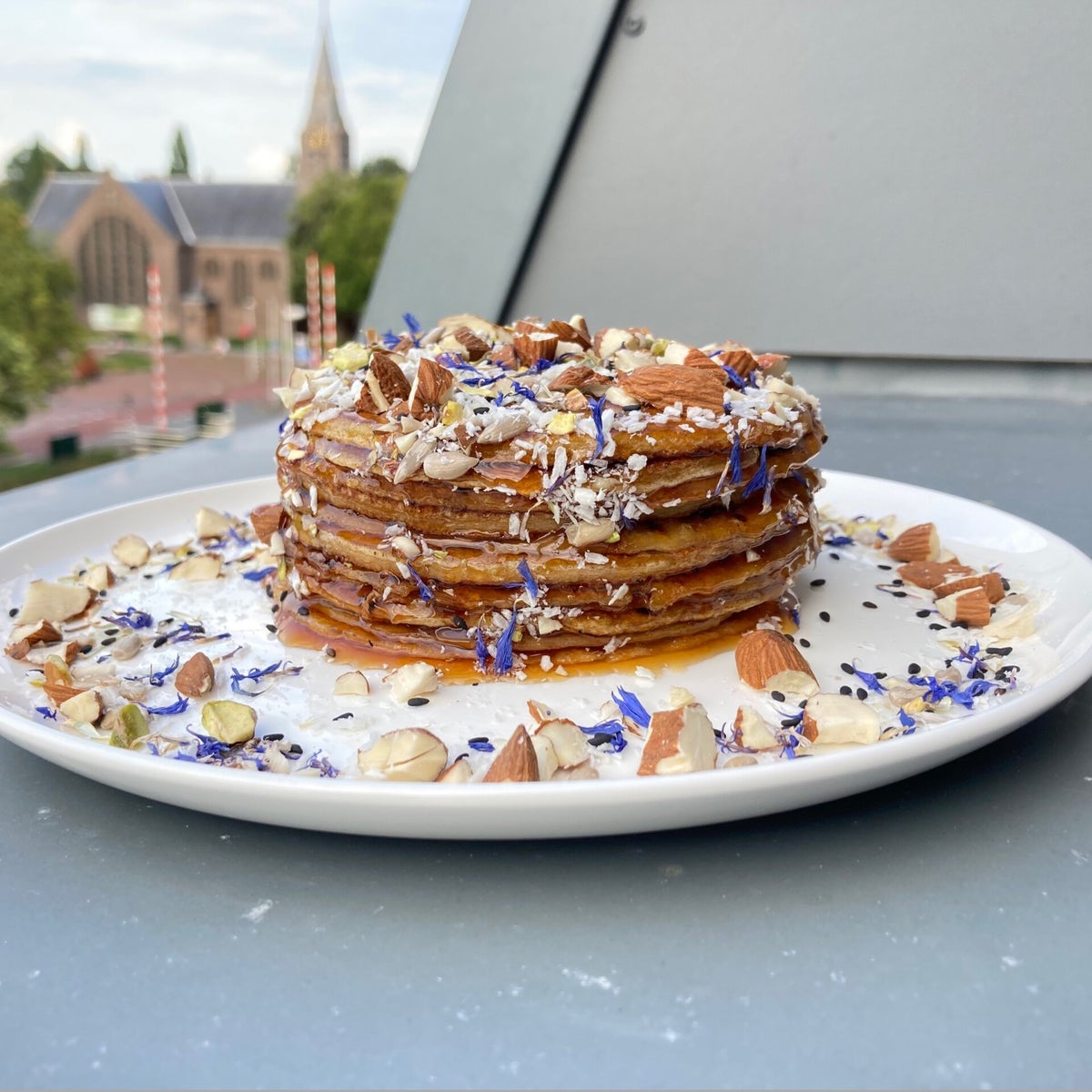 Bone broth pancakes