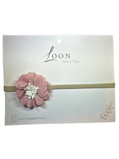 Haarband flower roze