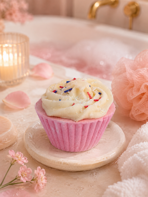 Fondant de bain cerise