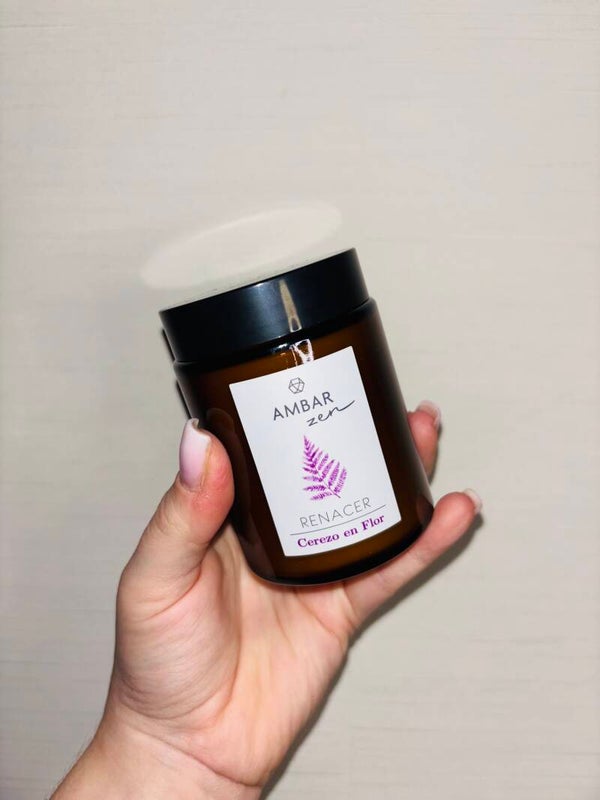 Bougie collection ambiance Ambar zen fleur de cerisier