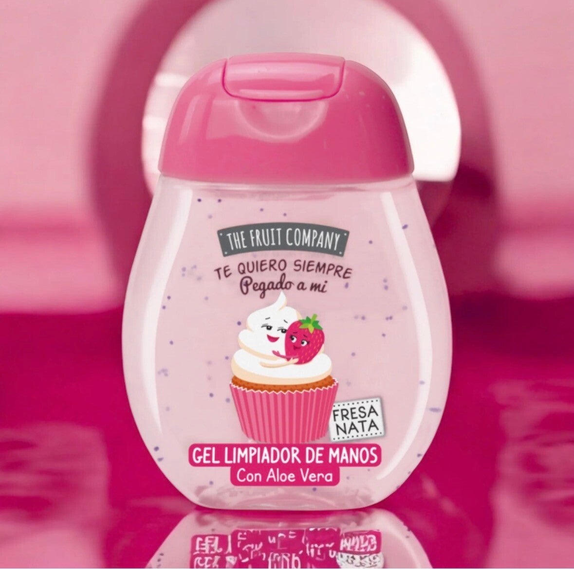 Gel désinfectant mains fraise chantilly