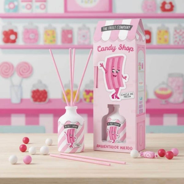 Mikado Diffuseur de Parfum Chewing Gum Fraise "
