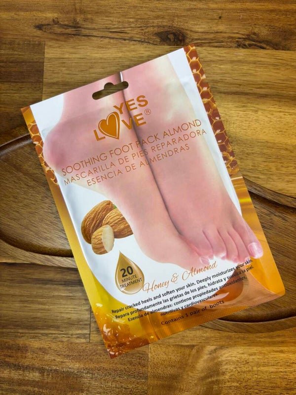 Masque pour les pieds aux huiles essentielles d'amende douce