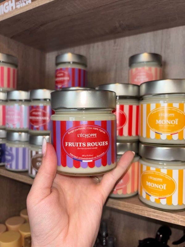 Bougie fruits rouges