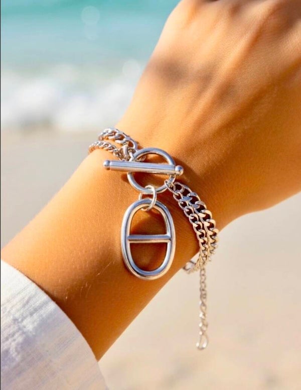 Bracelet argenté