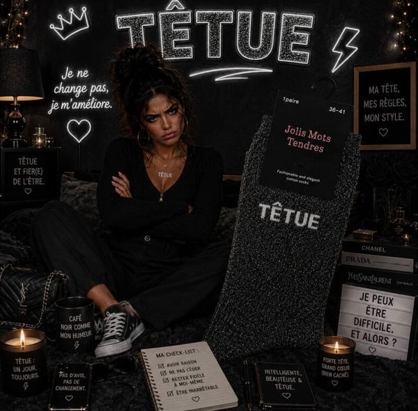 Chaussettes " têtue "