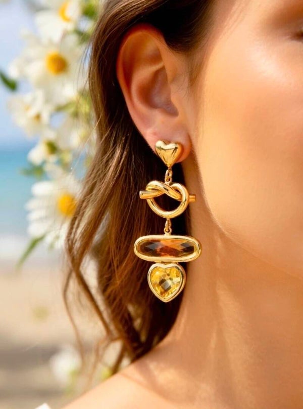 Boucles d’oreilles doré