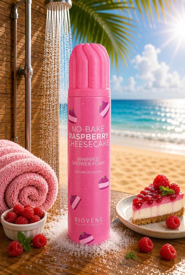 Mousse de Douche No Bake Raspberry Cheescake