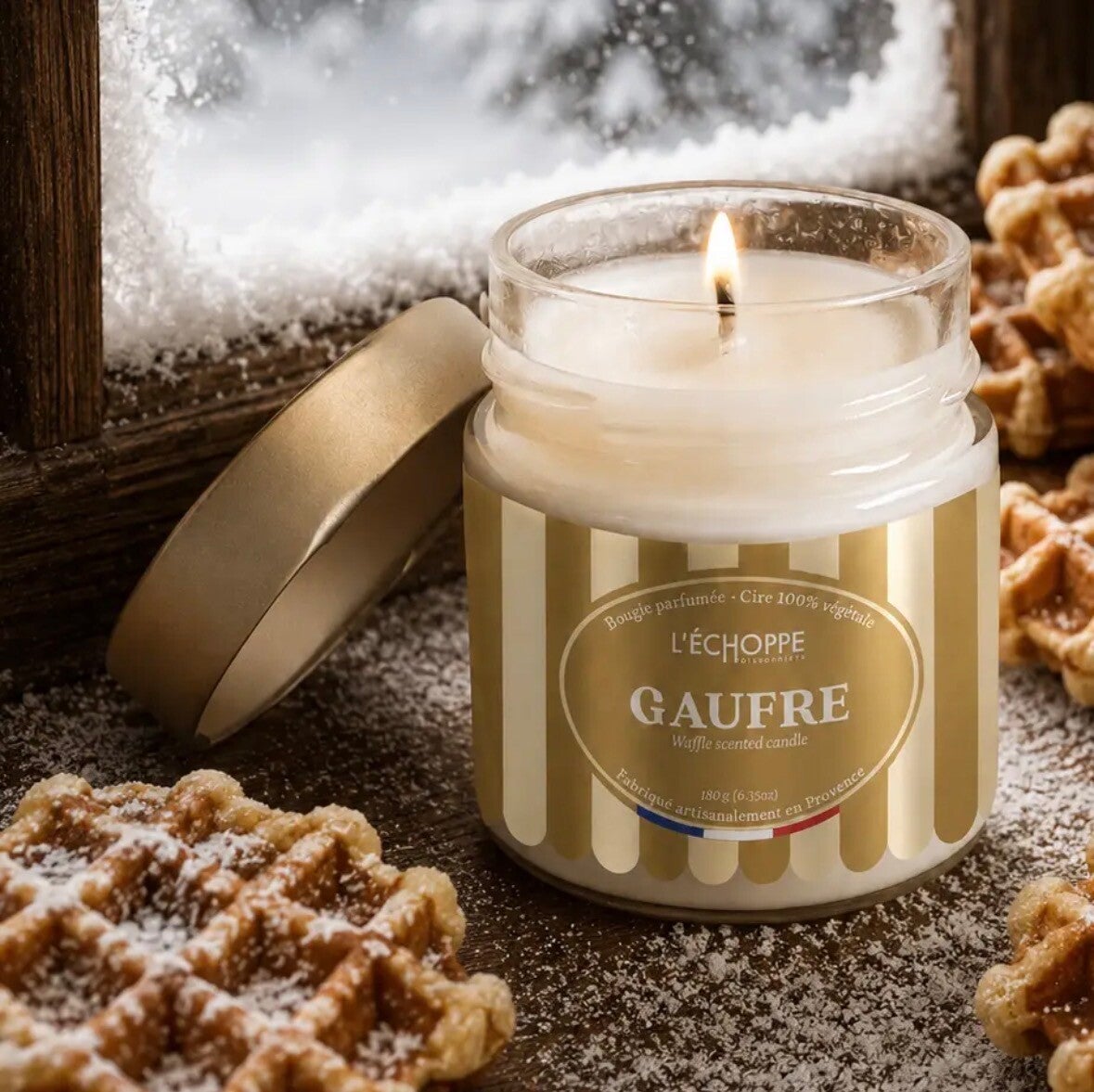 Bougie gaufre