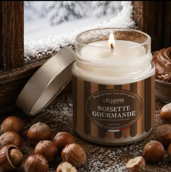 Bougie noisette gourmande